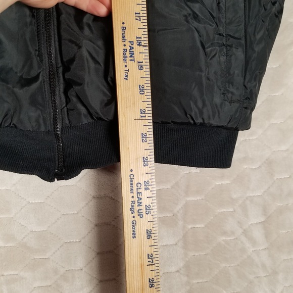 VTG Columbia Sportswear Puffer Jacket Reversible Black Blue Sz Medium - Picture 6 of 10